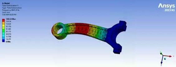 Piston Rod Modal Analysis
